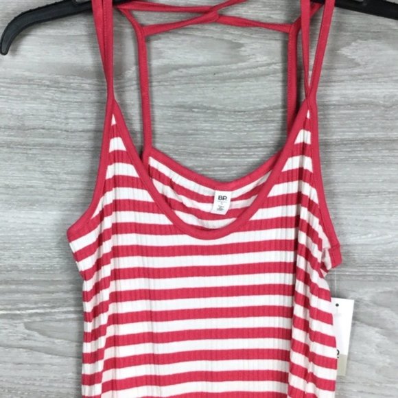 BP. Stipe Strappy Ribbed Camisole Top P1 - Picture 5 of 8